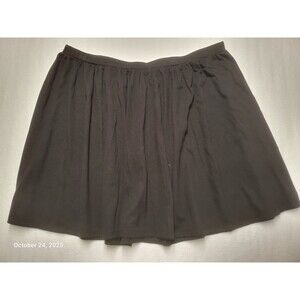 Old Navy Womens Black Cotton Skirt knee length XL